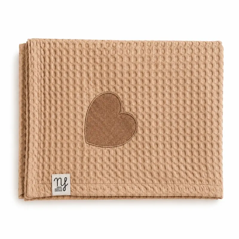 Asciugamano Cuore Beige
