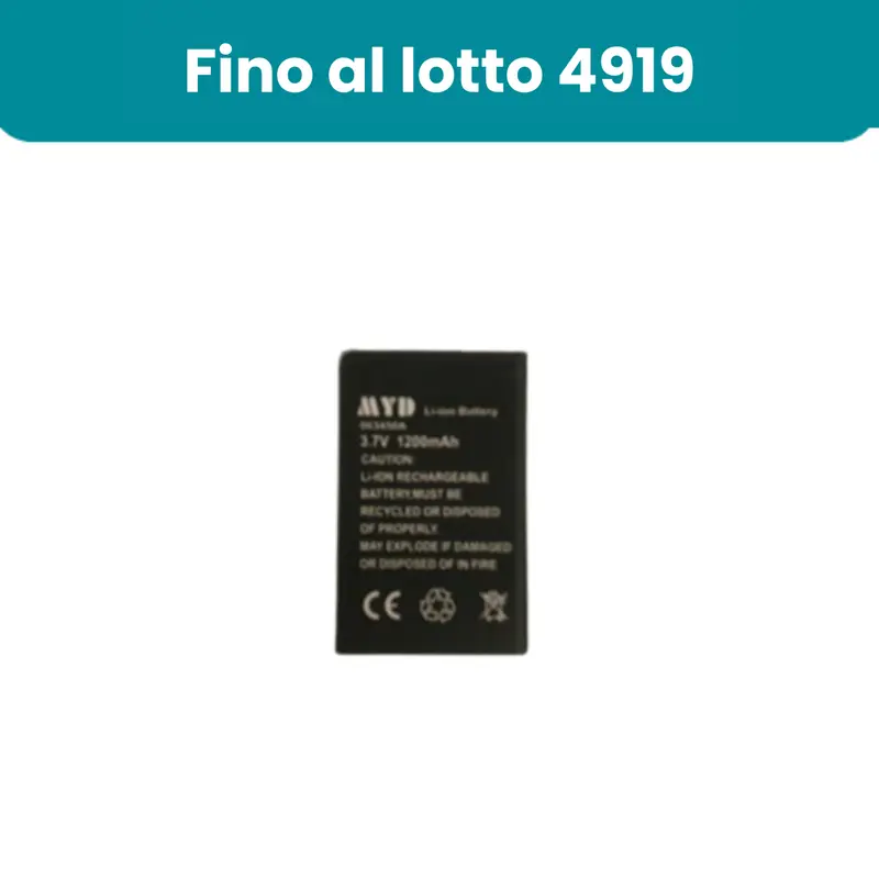 Batteria per YOO-feel e touch screen