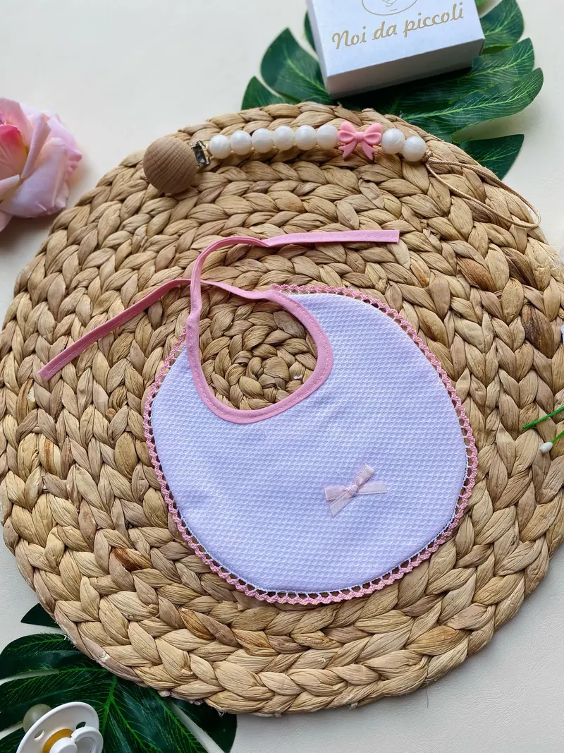 Bavetto Cotone Rosa Sardon