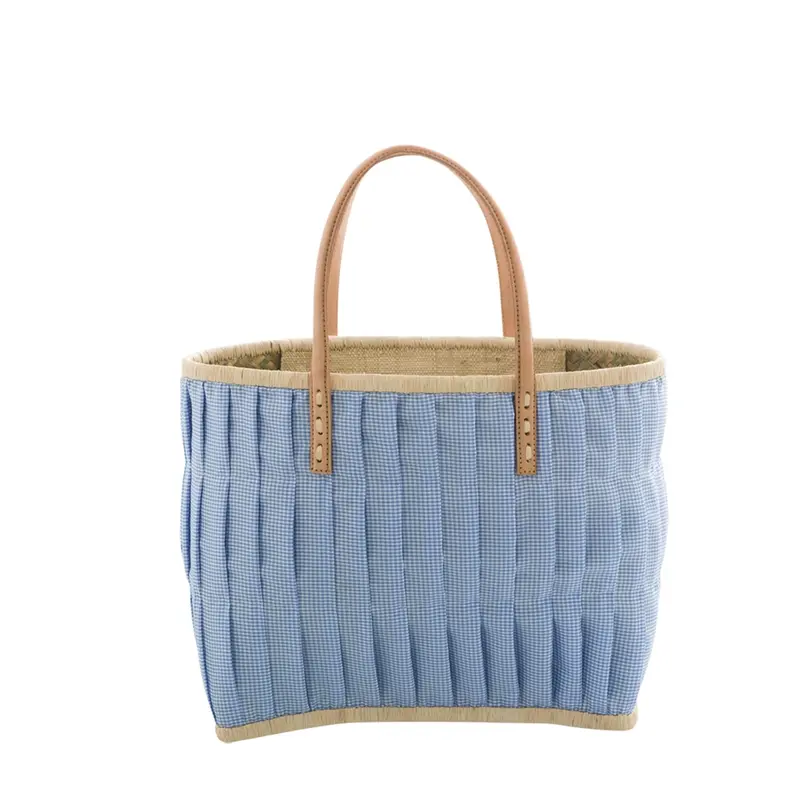 Borsa Media Rafia Blu