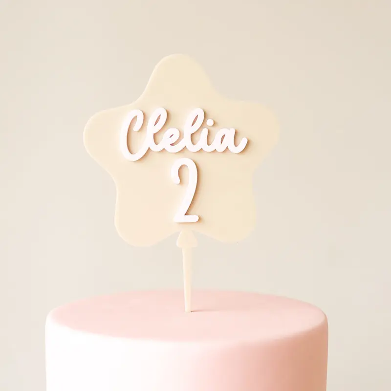 Cake Topper Compleanno Stella