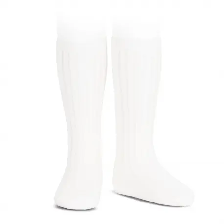 Calzino lungo basic a coste Condor