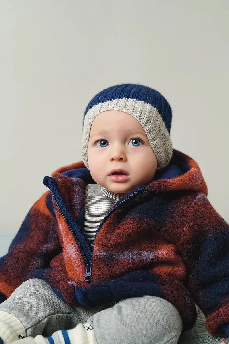 Cappotto caldo a quadri