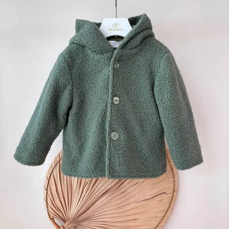 Cappotto Teddy Verde Isabel