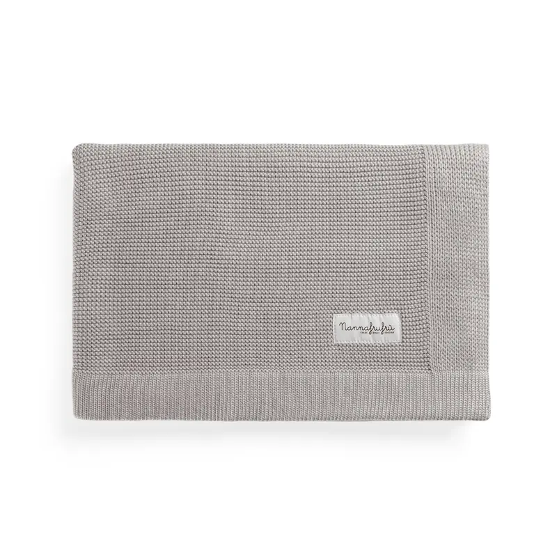 Coperta Bamboo e Cotone Grigio