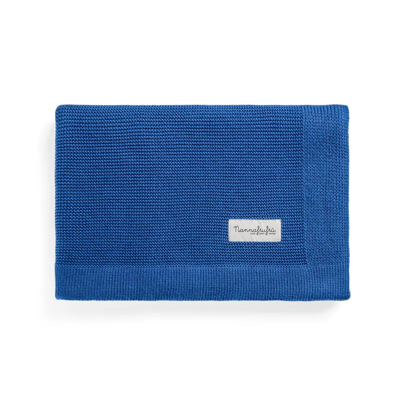 Coperta Bamboo e Cotone Royal Blue