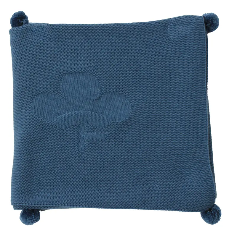 Coperta da culla in lana e cotone - Grigio
