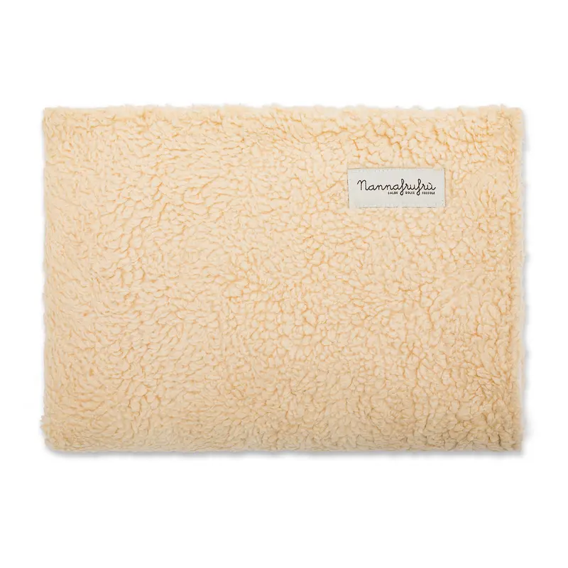 Coperta teddy Natural