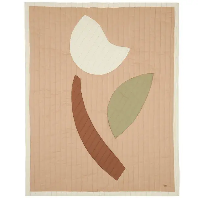 Coperta trapunta Tulipano - 73x95cm