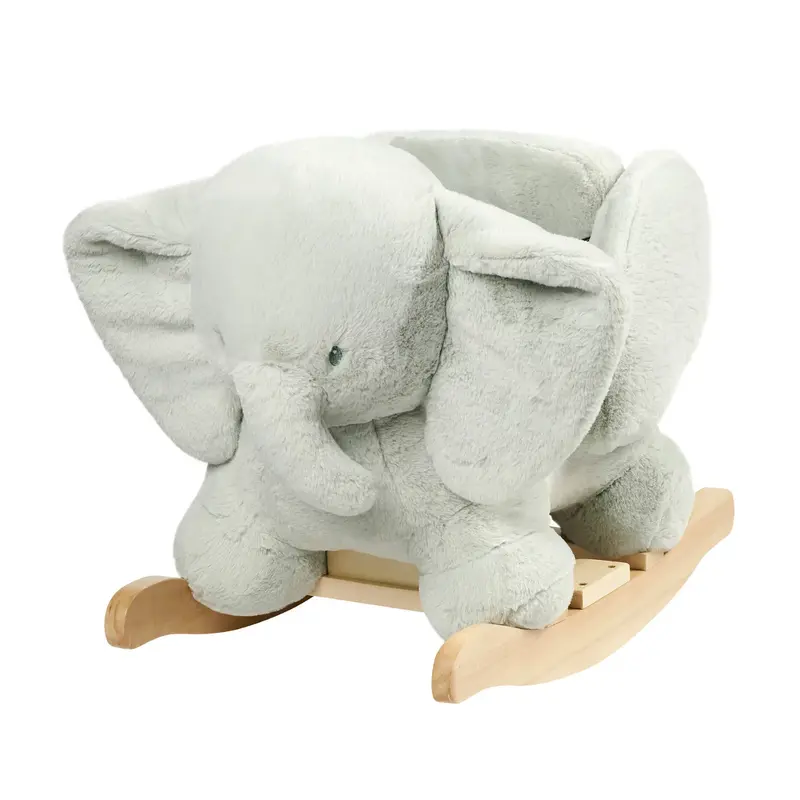 Dondolo peluche elefante