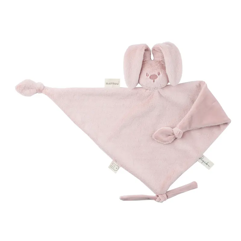 Doudou Coniglio Velluto Rosa