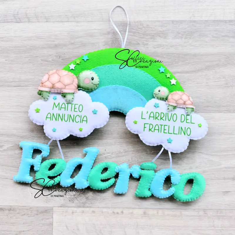 Fiocco modello arcobaleno
