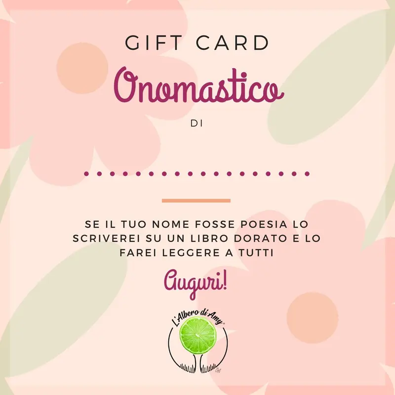 Gift Card Onomastico per Lei
