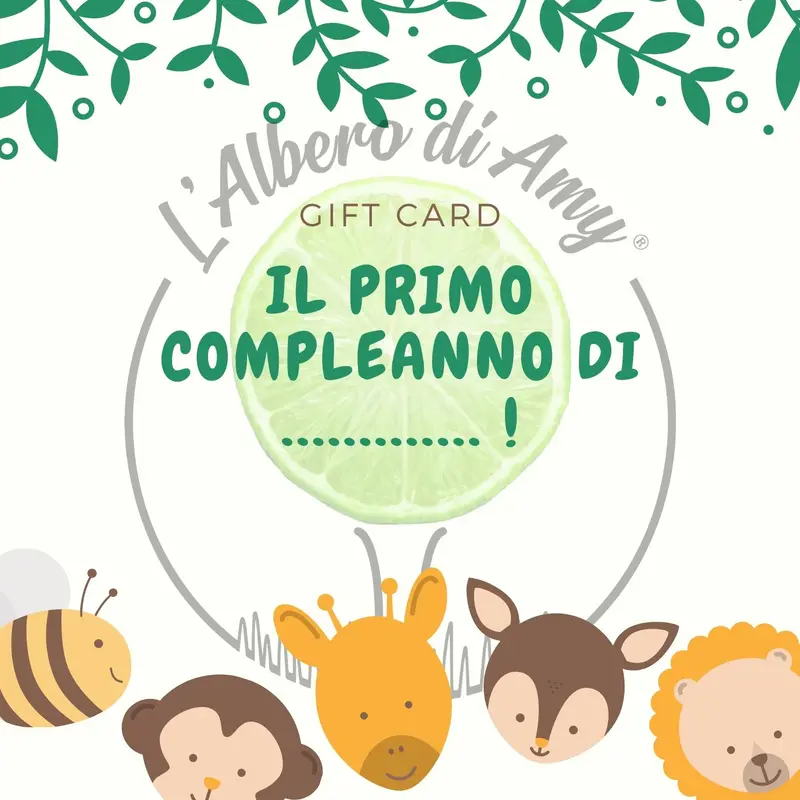 Gift Card Primo Compleanno