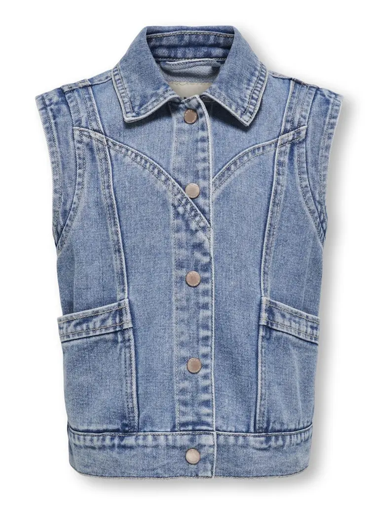 Giubbotto Medium Blue Denim