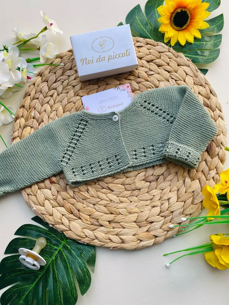 Golfino Cotone Verde Del Sur