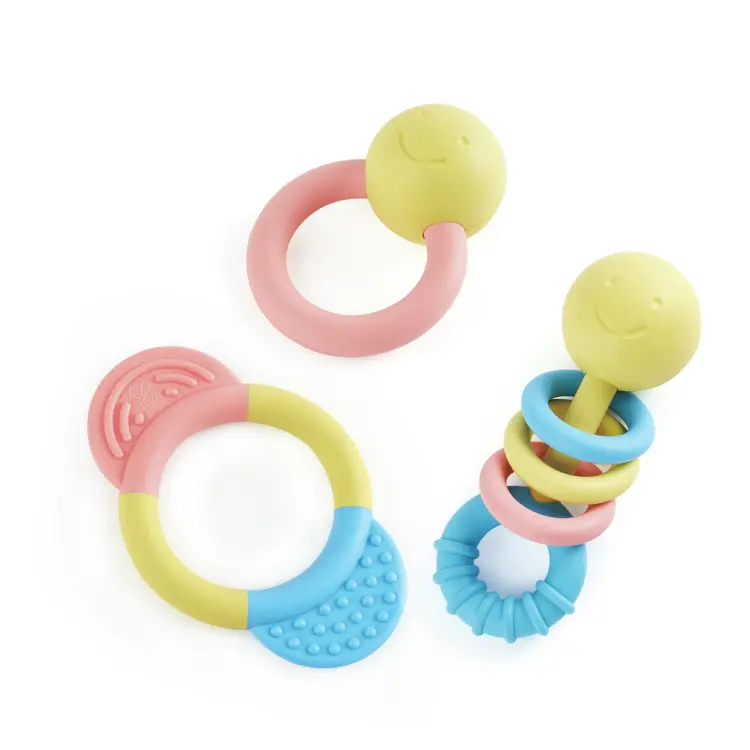 Hape Set sonaglio e massaggiagengive a base di riso - E0027