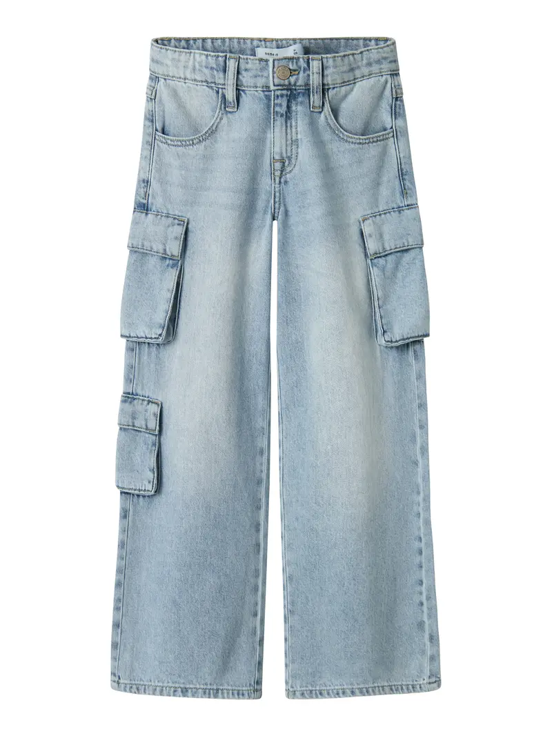 Jeans Light Blue Bleached Denim