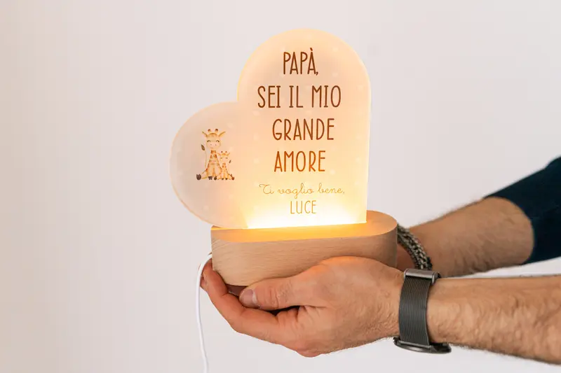 Lampada notturna personalizzata