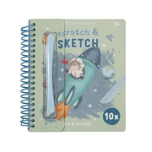 Libro Scratch & Sketch - Jim & Friends