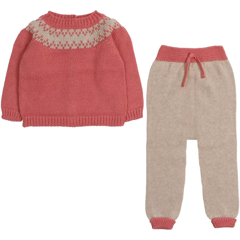 Maglia Reverse e Pantalone Beige