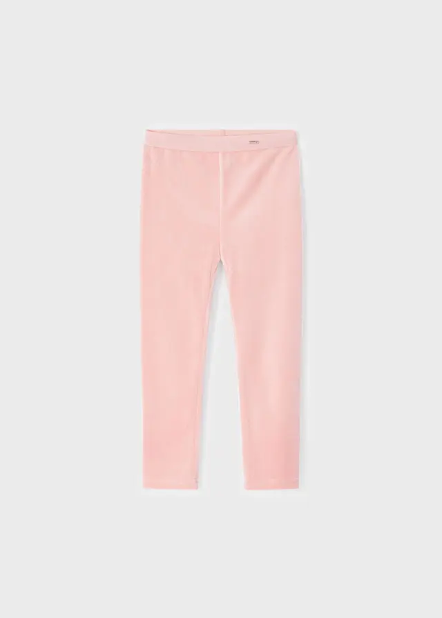 Mayoral Leggings Velluto Basic Rosato