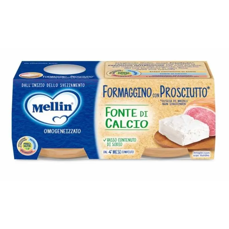 Mellin - Omogeneizzato Formaggino e Prosciutto