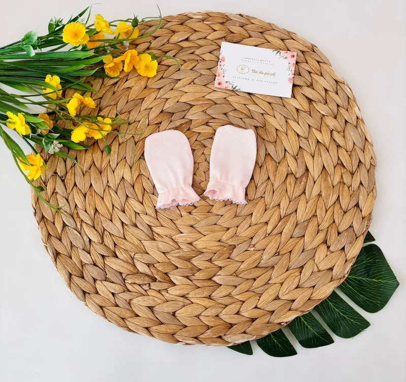 Muffole in Cotone Rosa Purete'