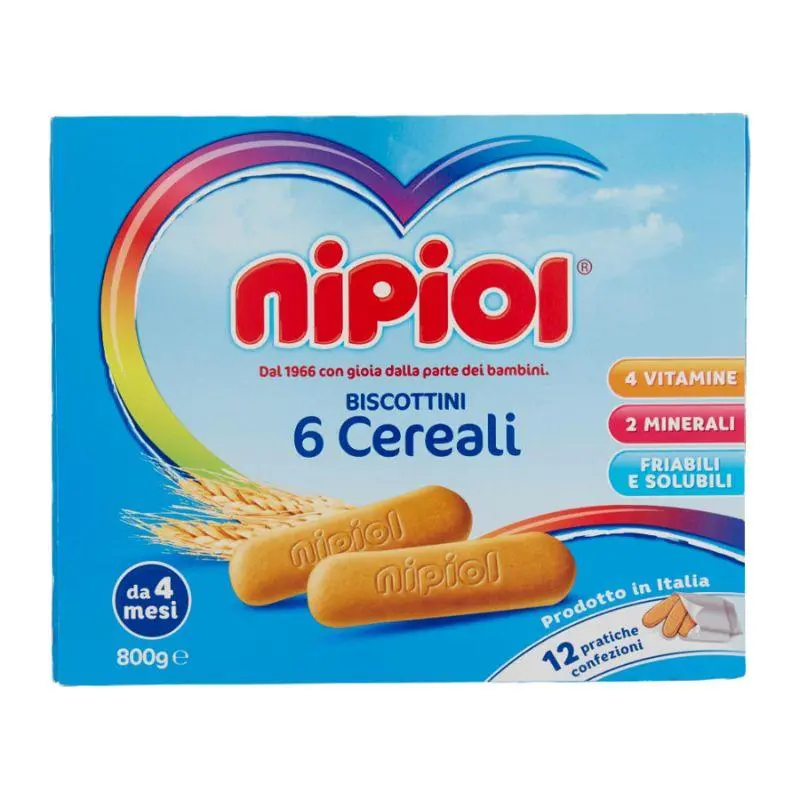 Nipiol - Biscotti 6 Cereali