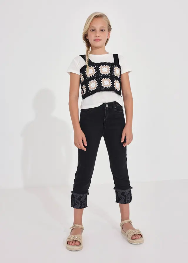 Pantalone Cropped Jeans
