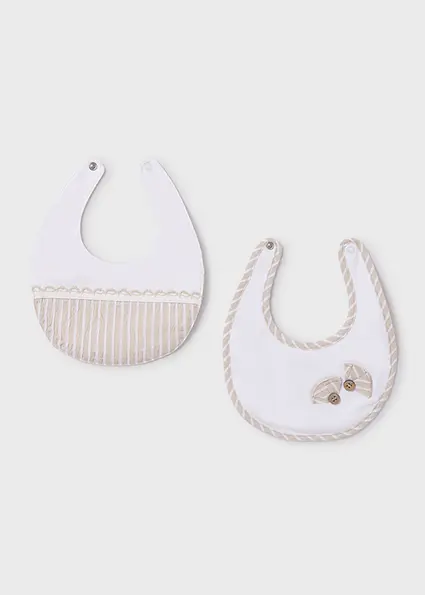 Set 2 bavaglini neonato