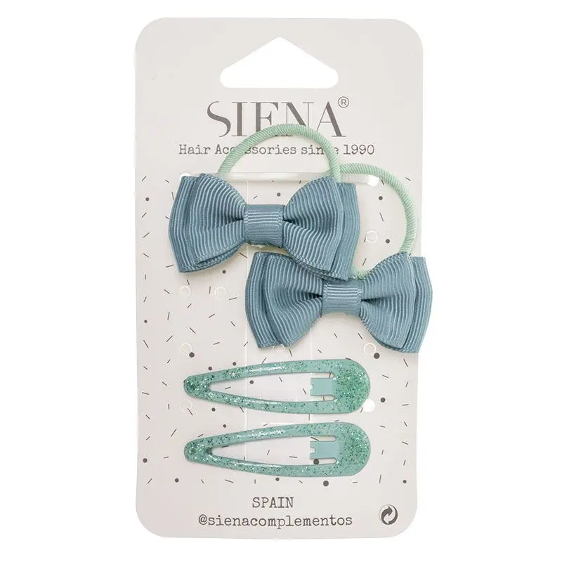 Set da 2 elastici + 2 mollette Siena