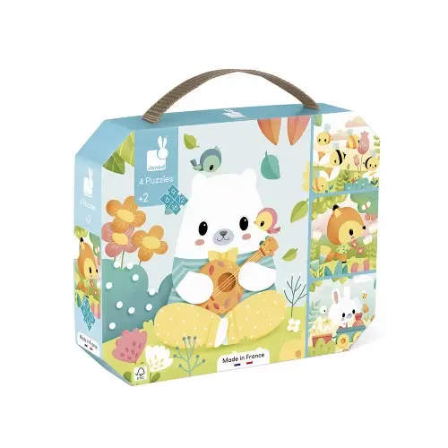 Set di 4 puzzle Pure