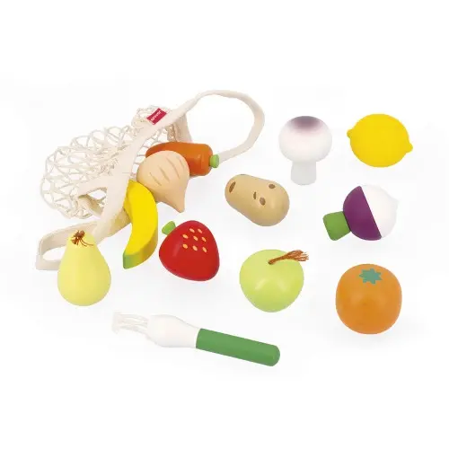 Set di frutta e verdura