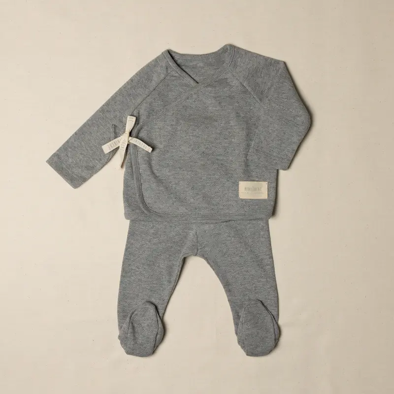 SET POINTELLE - DARK GREY