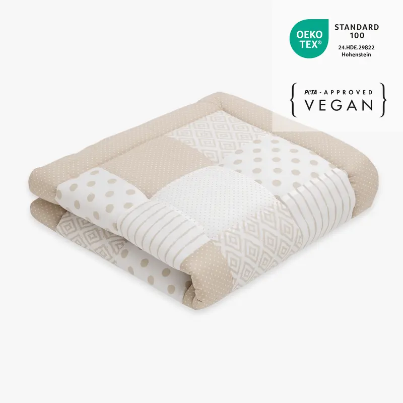 Tappeto patchwork | Essential Beige