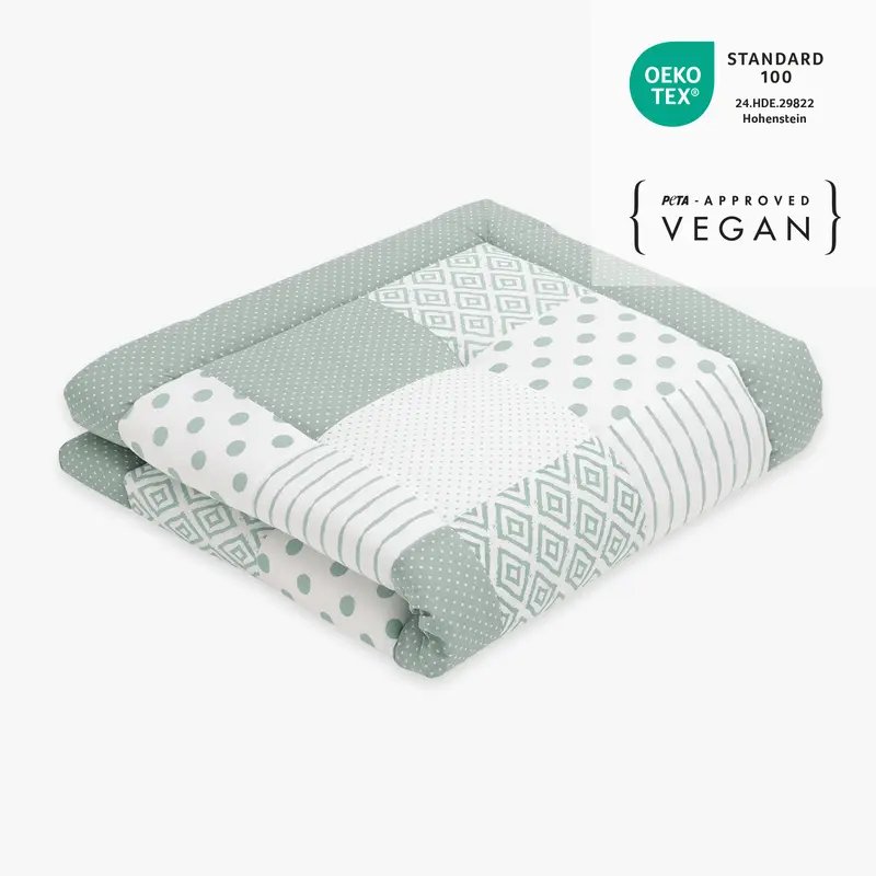 Tappeto patchwork | Essential Menta