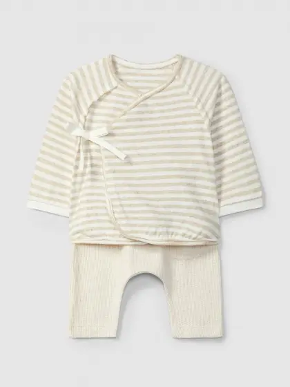 Tutina 2 pezzi - 85% Cotone e 15% Lino